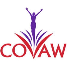 Coalition on Violence Against Women (COVAW) logo
